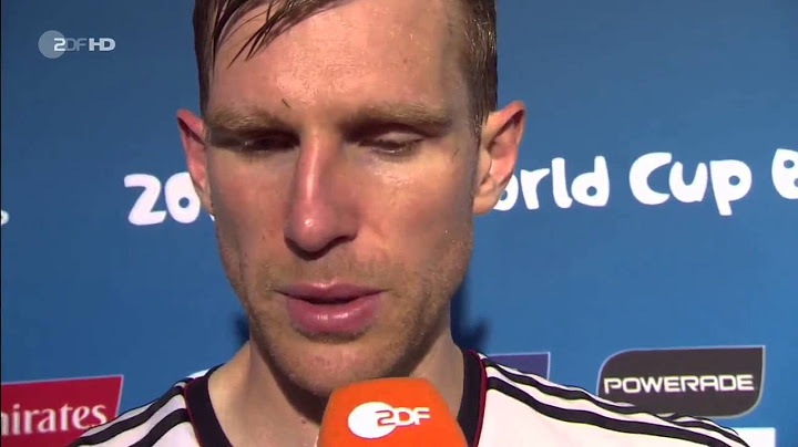 Per Mertesacker im WM-Interview über Karnevalstruppe und Eistonne - nach Algerien-Spiel - ZDF HD