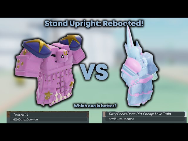 HOW TO GET D4C LOVE TRAIN + SHOWCASE [Stand Upright: Rebooted