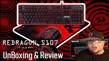 Unboxing |Redragon S107 Gaming Keyboard Mouse Combo|