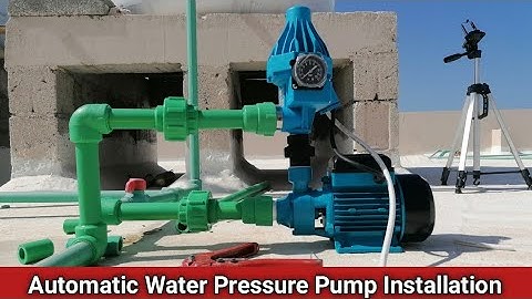 Automatic Water Pressure Pump Installation | How To Install Automatic Water Pump Controller