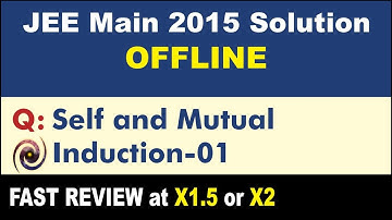 JEE Main 2015 Physics Solutions | Self and Mutual Induction-01