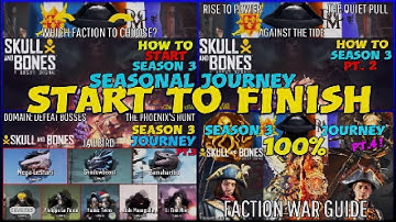 Skull and Bones ☠️ Start to Finish Seasonal Journey Season 3