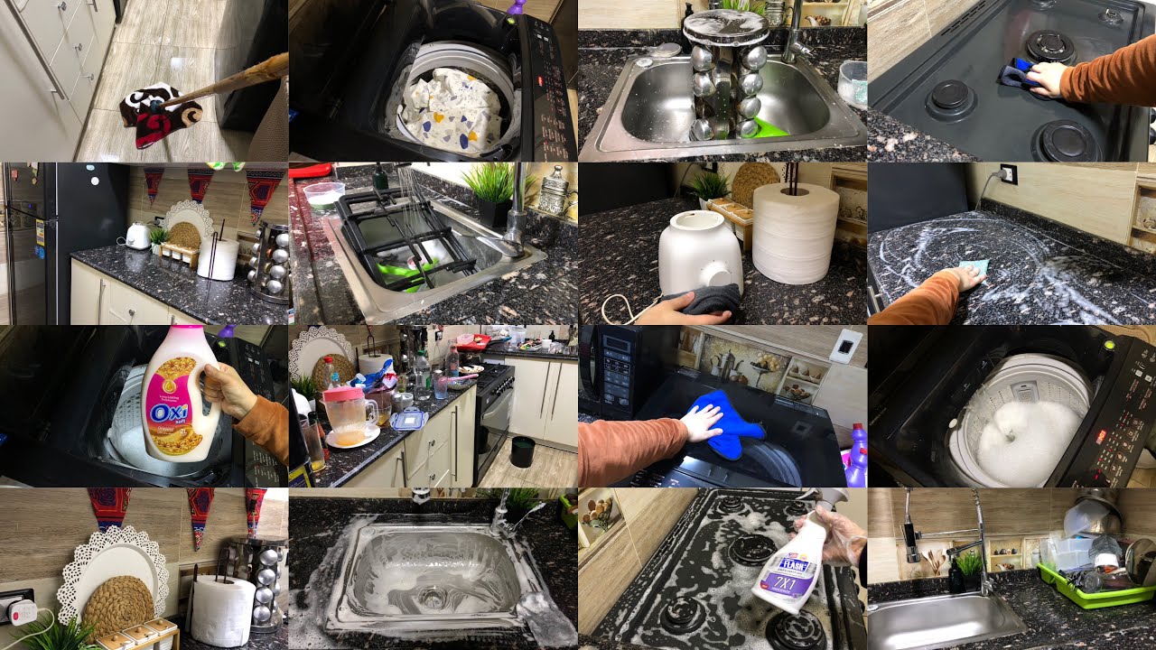 روتين مسائي بعد الفطار🌙دخلت انقذت المطبخ🧹🫧جرعة نشاط🧼🫧🧹