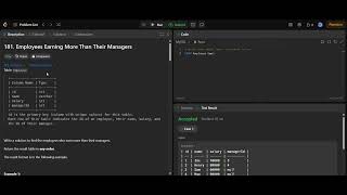Employee Earning More than Managers - Leetcode 181 | SQL Practice Problem