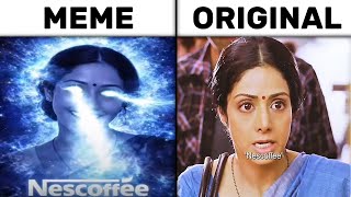 Nescoffee Indian Meme vs Original