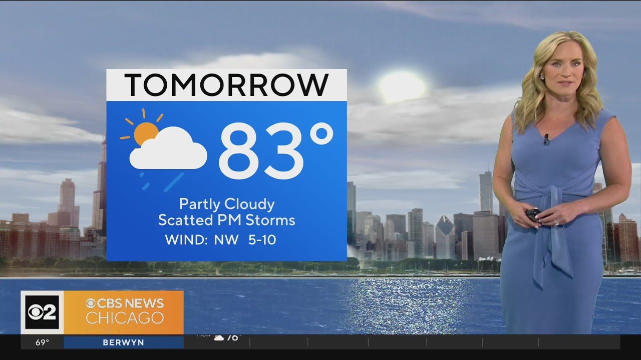Chicago First Alert Weather: Showers Monday night - YouTube