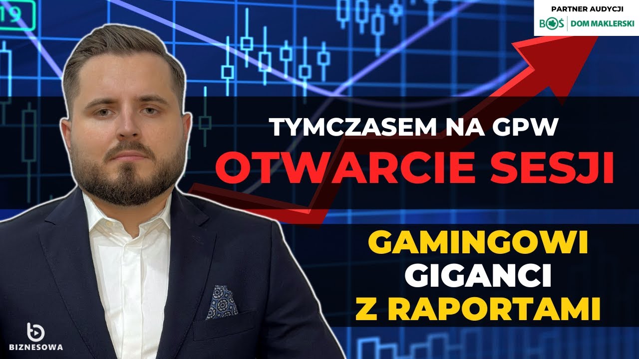 CD Projekt, 11 Bit Studios - Analiza akcji na GPW | Otwarcie sesji na 