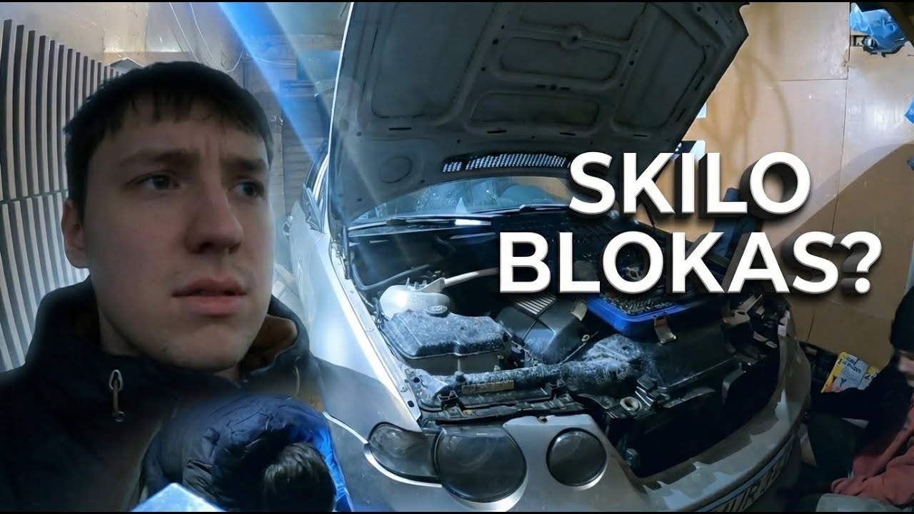 Užledėjo vanduo... Varikliui ragai?