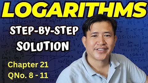 Easy Explanation of Logarithms | WBBSE Class 9 chapter 21