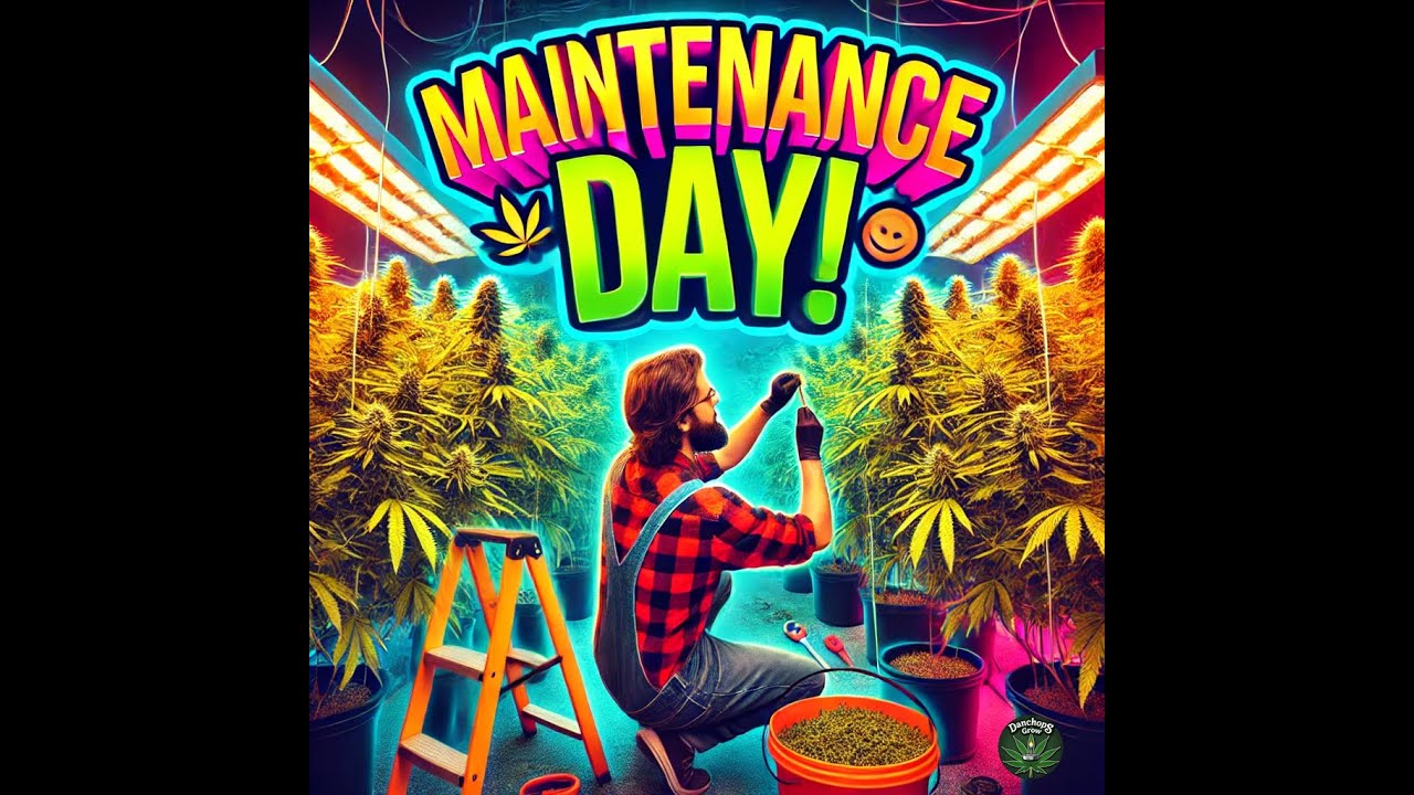 🌿 Cannabis Maintenance Day: Keep Your Plants Happy & Problem-Free! ⚡