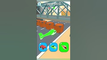 Shape shifting2 game level #5512     hyper casual game #shapeshifting  #gameplay #gaming #shortvideo