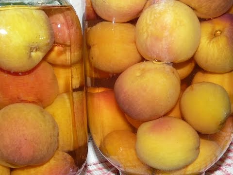 Персики консервированные лучше чем в магазине. Компот из персиков на зиму