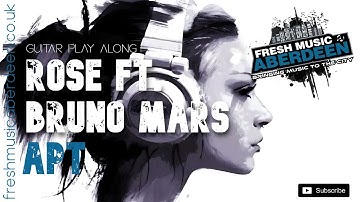 Rose Ft. Bruno Mars - APT (Capo 1) || Guitar Play Along TAB