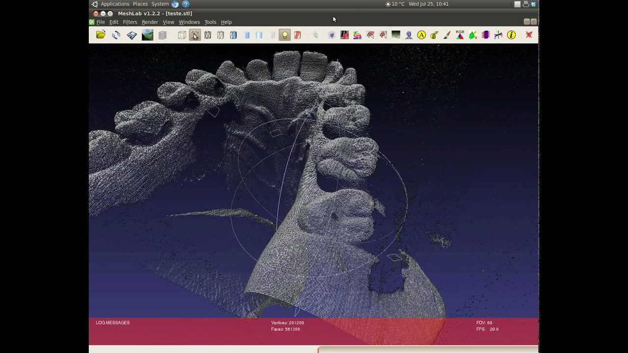 D3D Point Cloud Test - YouTube