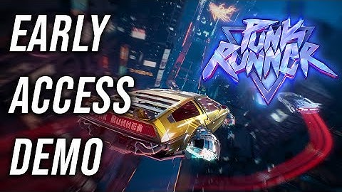 Punk Runner - Cyberpunk flying car indie game - Second Trailer