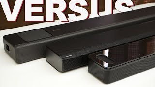 Atmos Soundbars Compared - Bose 900 Vs Sony A5000 Vs Samsung Q800A