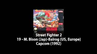 SNES - Street Fighter 2 - 19 - M Bison Jap-Balrog US Europe