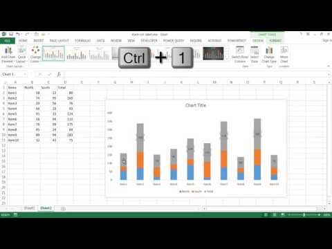 Create a Combination Chart with a Totals Label