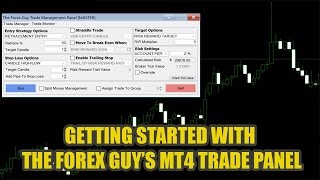 The Forex Guy's ** EPIC** MT4 Trade Panel - Introduction & Basic Use Tutorial