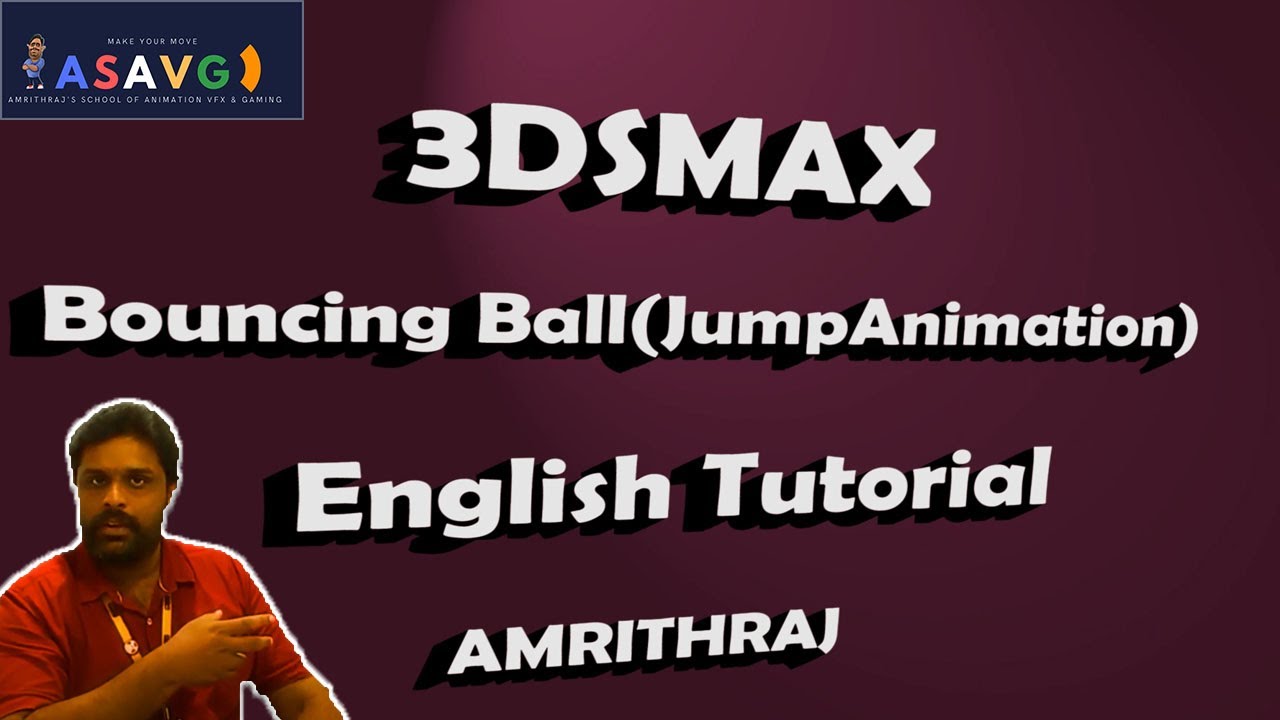 3DS MAX BOUNCING BALL JUMP SQUASH AND STRETCH ANIMATION ENGLISH TUTORIAL YouTube