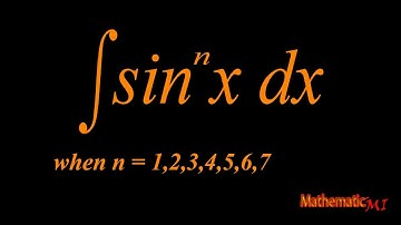 Integral sin to the nth power of x