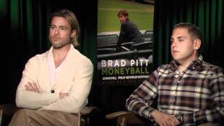 Brad Pitt & Jonah Hill - Moneyball Interview at TIFF 2011