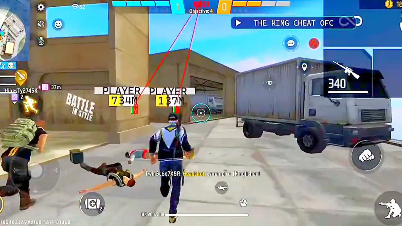 The King Cheat v192-v193 | BAN PROBLEM FIX ||  Free Fire Mod Menu | Free Fire Hack || NX PRIME MODS