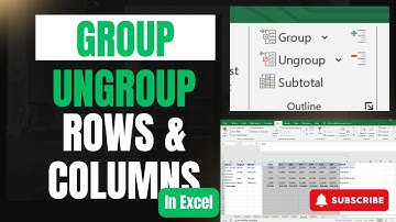 Master Excel: Group & Ungroup Rows and Columns Like a Pro!