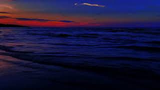 Relaxing Coastal Waves at Midnight 🌙 Calm Ocean Sounds for Stress Relief