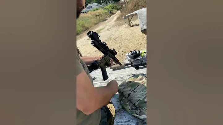 Massachusetts fixed magazine ar15 reloading 😂 #shorts