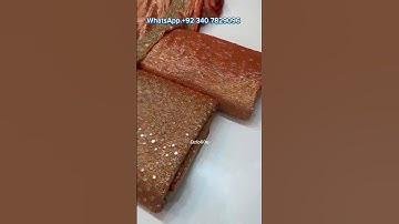 Shimar chiffon 9mm sequence work 3pc suit #qiratcollection #shimar #ytshorts #shiffon #chiffon