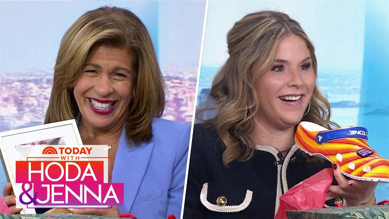 What is 'resting gift face'? See Hoda & Jenna put it to the test - YouTube
