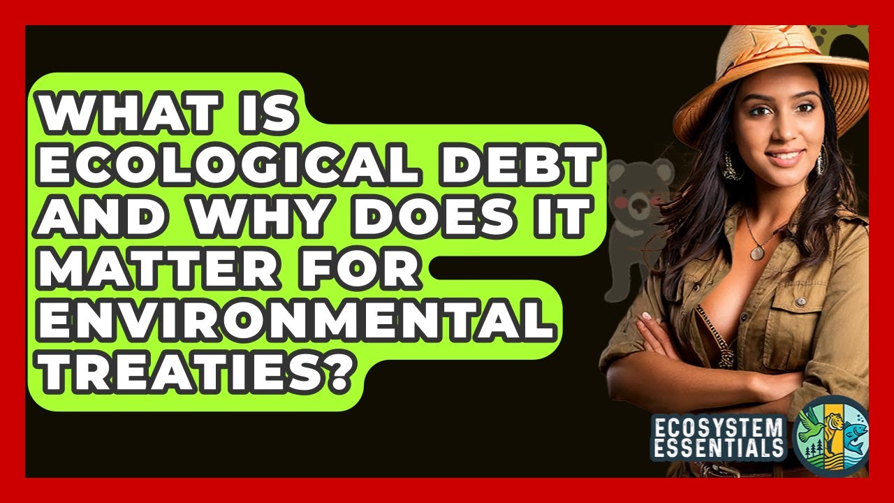 What Is Ecological Debt And Why Does It Matter For Environmental Treaties? - Ecosystem Essentials
