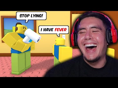 I HAVE TO CONVINCE MY DAD THAT IM SICK SO I CAN SKIP SCHOOL & ITS HILARIOUS (Roblox Needs More Heat)