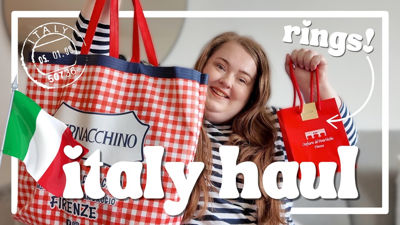 WE BOUGHT OUR WEDDING BANDS IN ITALY! + loads more | souvenirs, fragrances & more! | 2025