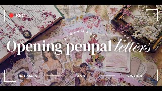 Opening Two Dreamy Pink Penpal Letters 🌸 Cozy Happy Mail & Stationery screenshot 4