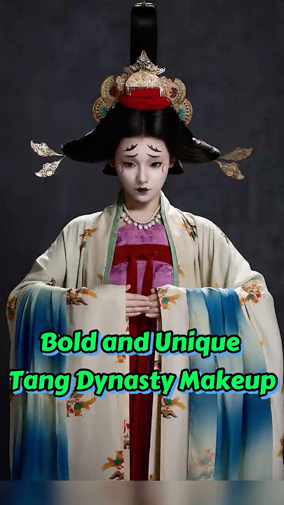 Bold and Unique Tang Dynasty Makeup #learnchinese #chineseculture #makeup #tangdynasty #style #face