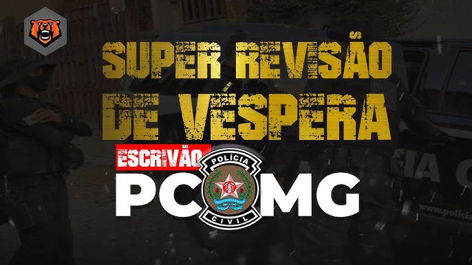 Super Revisão PCMG - Investigador - Escrivão e Perito Criminal - Monster  Concursos 