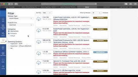 Downloading Spirent software