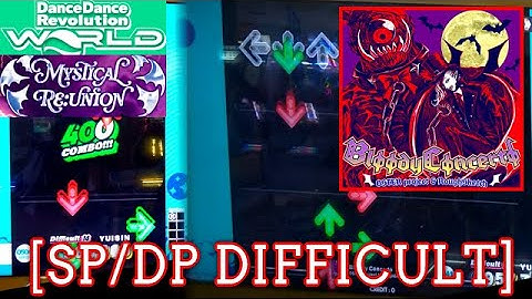 【DDR WORLD】 BlΦΦdy CΦncertΦ / OSTER project & RoughSketch [SP/DP DIFFICULT] 譜面確認 Play