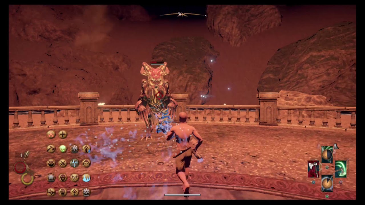 Outward - Elite Alpha Tuanosaur Naked - No life Potions. Hardcore Permadeath. Sorry for the tiny bit