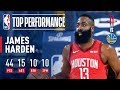 James Harden's CLUTCH Performance In The Bay | January 3, 2019