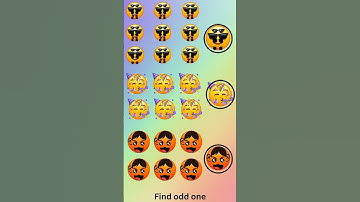 Find the Odd one out #022 | Fun Emoji Challenge! #canyoufindtheoddemoji #emoji challenge