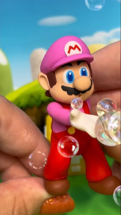 Super Mario Bros. Wonder - Bubble Mario with Clay #supermario #clay