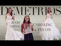 DEMETRIOS 2021 Wedding Dresses Unboxing & Try On | New season luxury bridal range |