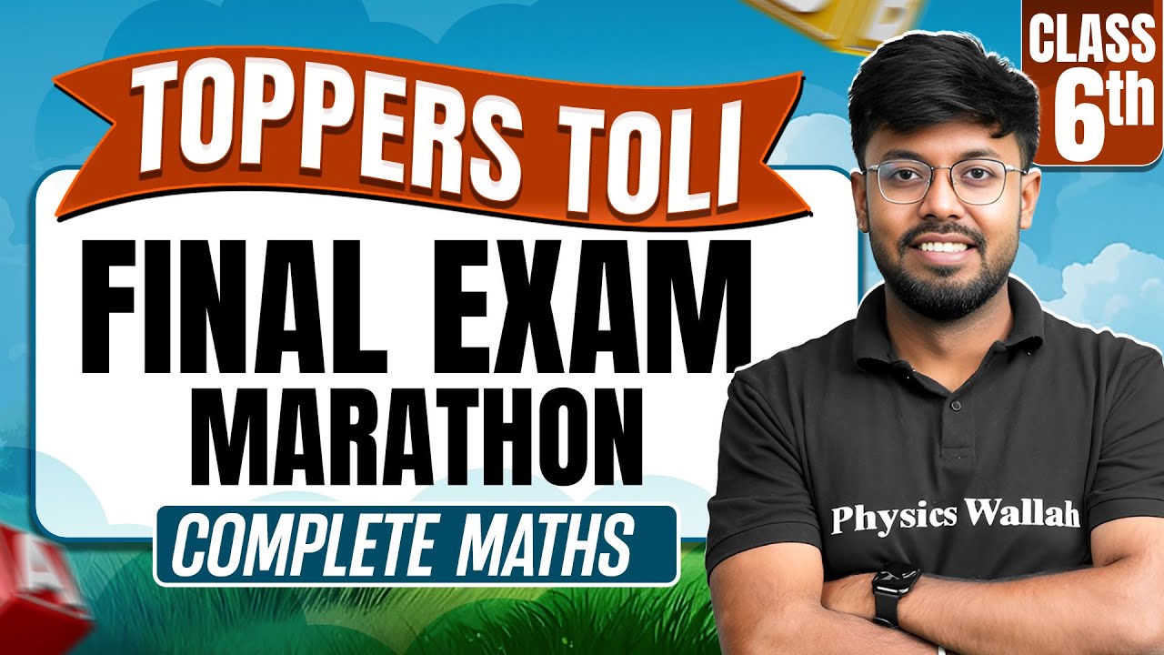 Class 6th || Complete Maths In One Video || Toppers Toli By Divyansh Sir