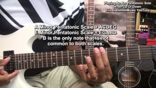 Playing A Pentatonic Guitar Solo A 5th Up Or Down The Neck @EricBlackmonGuitar