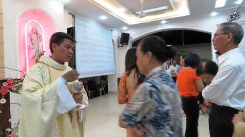 Tân Lm Antôn Nguyễn Quang Chẩn dâng lễ Tạ ơn