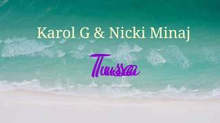 Karol G & Nicki Minaj, Tusa audio (with lyrics)