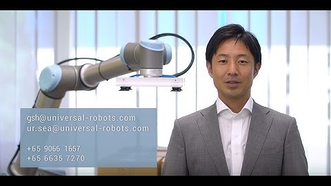 Giới thiệu Universal Robots - phụ đề tiếng Việt - Goro Shiraishi